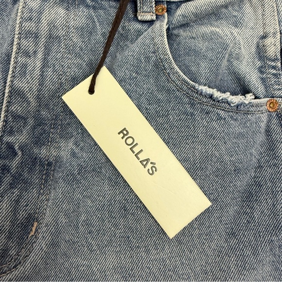 Rolla’s Elle Jean Super High Rise Relaxed Garage Worn Blue - Picture 13 of 16